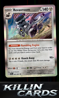 Revavroom - 065/091 065/091 Pokemon Rare SV: Paldean Fates Card NM