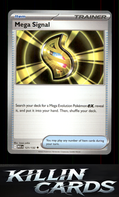 Mega Signal - 121/132 121/132 Pokemon Uncommon ME01: Mega Evolution Card NM