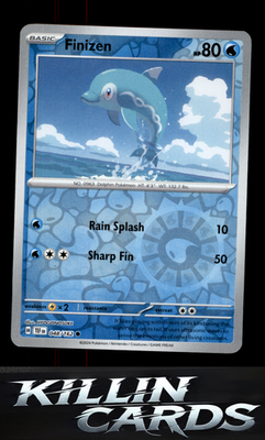 Reverse Holofoil Finizen 048/162 Pokemon Common SV05: Temporal Forces Card NM