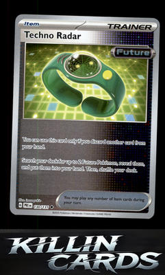 Reverse Holofoil Techno Radar 130/131 Pokemon Uncommon SV: Prismatic Evolutions