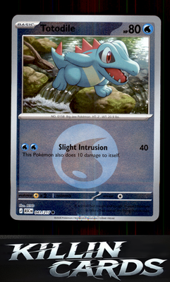 Reverse Holofoil Totodile (Energy Symbol Pattern) 041/217 Pokemon Common ME: Asc