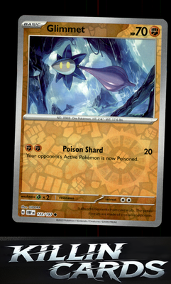 Reverse Holofoil Glimmet - 122/197 122/197 Pokemon Common SV03: Obsidian Flames