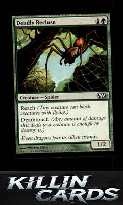 Deadly Recluse 165 Magic C Magic 2013 (M13) Card NM