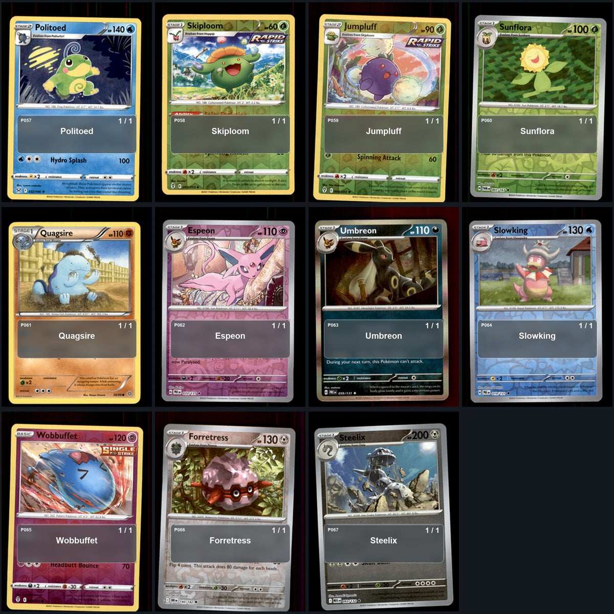 Pokemon TCG Generation 2 Pokemon Pokedex Set 99 Cards Collection