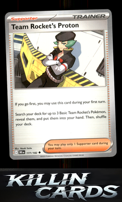 Team Rocket's Proton - 177/182 177/182 Pokemon Uncommon SV10: Destined Rivals Ca