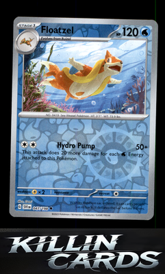 Reverse Holofoil Floatzel 047/198 Pokemon Uncommon SV01: Scarlet & Violet Base S