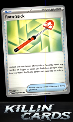 Roto-Stick 127/131 Pokemon Common SV: Prismatic Evolutions Card NM