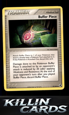 Buffer Piece 72/101 Pokemon Uncommon Dragon Frontiers Card LP