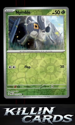 Reverse Holofoil Nymble - 014/182 014/182 Pokemon Common SV04: Paradox Rift Card