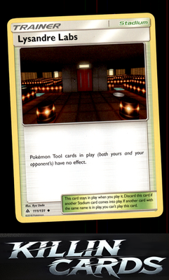 Lysandre Labs 111/131 Pokemon Uncommon SM - Forbidden Light Card NM