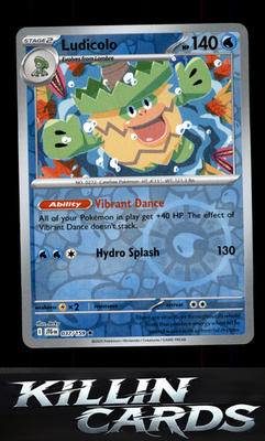 Reverse Holofoil Ludicolo 037/159 Pokemon Rare SV09: Journey Together Card NM