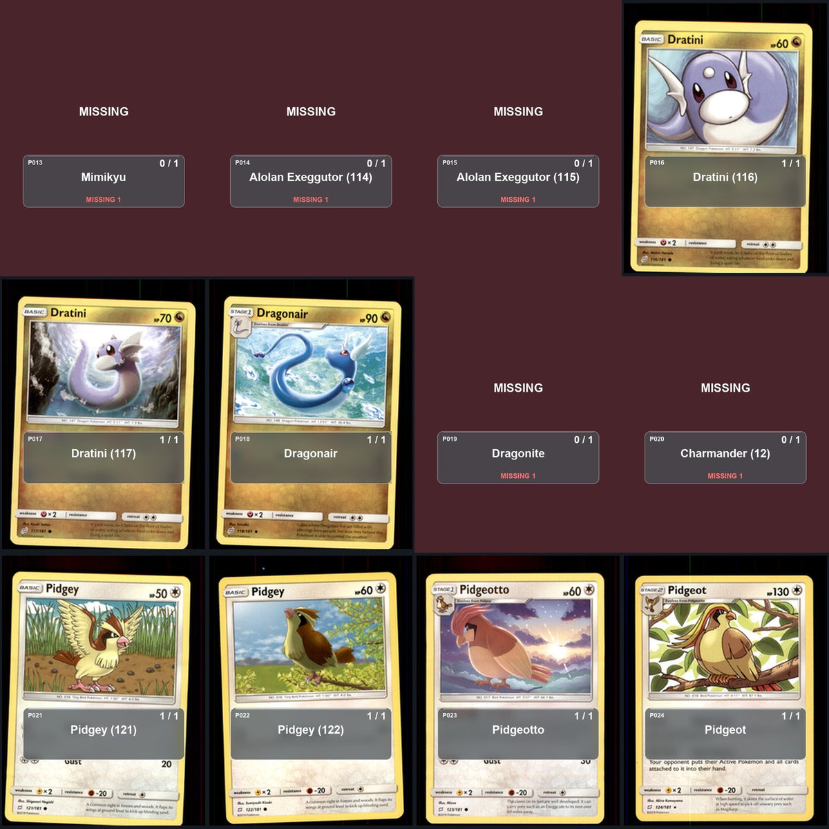 Pokemon TCG SM - Team Up C/UC/R Standard Set 68 Cards