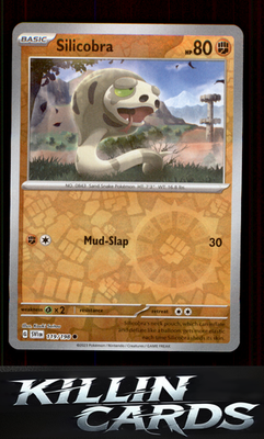 Reverse Holofoil Silicobra 119/198 Pokemon Common SV01: Scarlet & Violet Base Se