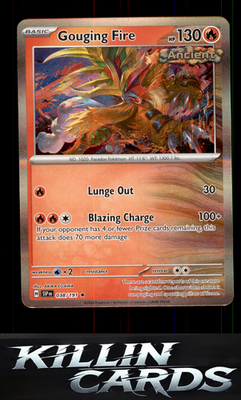 Gouging Fire 038/191 Pokemon Rare SV08: Surging Sparks Card NM