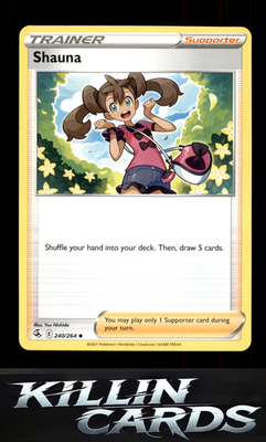 Shauna 240/264 Pokemon Uncommon SWSH08: Fusion Strike Card NM