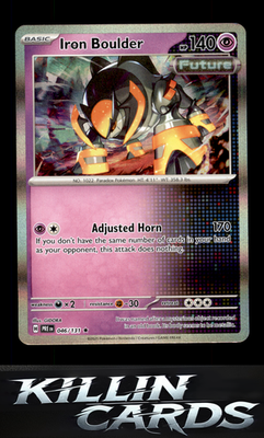 Iron Boulder 046/131 Pokemon Rare SV: Prismatic Evolutions Card NM