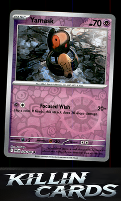 Reverse Holofoil Yamask 039/086 Pokemon Common SV: White Flare Card NM