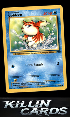 Goldeen 53/64 Pokemon Common Jungle Card LP