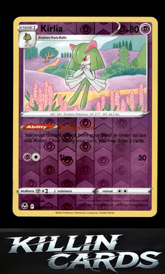 Reverse Holofoil Kirlia 068/195 Pokemon Uncommon SWSH12: Silver Tempest Card NM