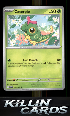 Caterpie - 010/165 010/165 Pokemon Common SV: Scarlet & Violet 151 Card NM