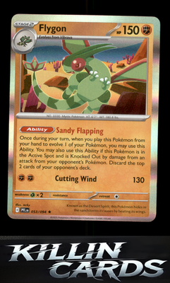 Flygon - 053/094 053/094 Pokemon Rare ME02: Phantasmal Flames Card NM