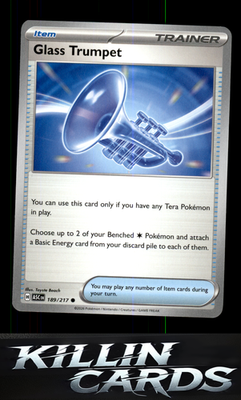 Glass Trumpet - 189/217 189/217 Pokemon Common ME: Ascended Heroes Card NM
