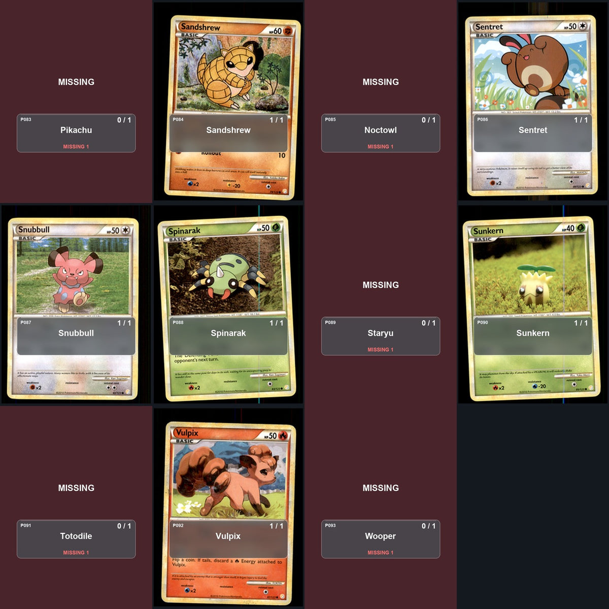 Pokemon TCG HeartGold SoulSilver C/UC/R Standard Set 30 Cards