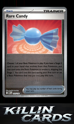 Reverse Holofoil Rare Candy - 125/132 125/132 Pokemon Common ME01: Mega Evolutio