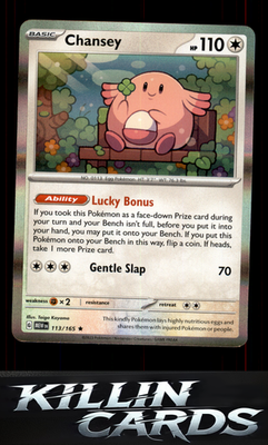 Chansey 113/165 Pokemon Rare SV: Scarlet & Violet 151 Card NM