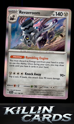 Revavroom 142/198 Pokemon Rare SV01: Scarlet & Violet Base Set Card NM