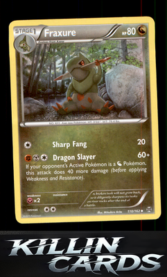 Fraxure 110/162 Pokemon Uncommon XY - BREAKthrough Card NM