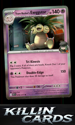 Team Rocket's Exeggutor 078/217 Pokemon Rare ME: Ascended Heroes Card NM