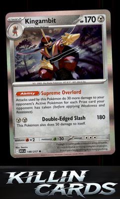 Kingambit (Energy Symbol Pattern) 148/217 Pokemon Rare ME: Ascended Heroes Card