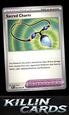 Sacred Charm - 093/094 093/094 Pokemon Uncommon ME02: Phantasmal Flames Card NM