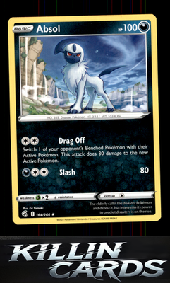 Absol 164/264 Pokemon Rare SWSH08: Fusion Strike Card NM