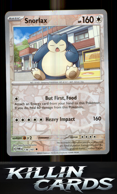 Reverse Holofoil Snorlax 136/167 Pokemon Uncommon SV06: Twilight Masquerade Card