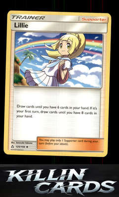Lillie 125/156 Pokemon Uncommon SM - Ultra Prism Card LP