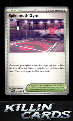 Spikemuth Gym 169/182 Pokemon Uncommon SV10: Destined Rivals Card NM