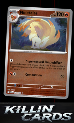 Reverse Holofoil Ninetales 020/132 Pokemon Uncommon ME01: Mega Evolution Card NM