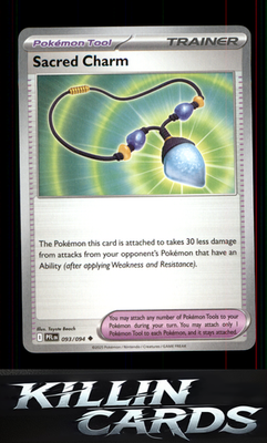 Sacred Charm - 093/094 093/094 Pokemon Uncommon ME02: Phantasmal Flames Card NM