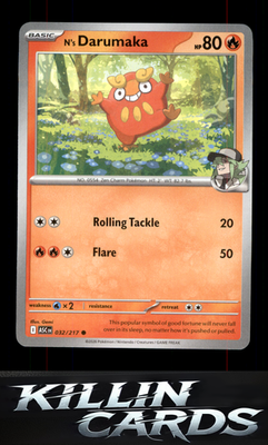 N's Darumaka 032/217 Pokemon Common ME: Ascended Heroes Card NM