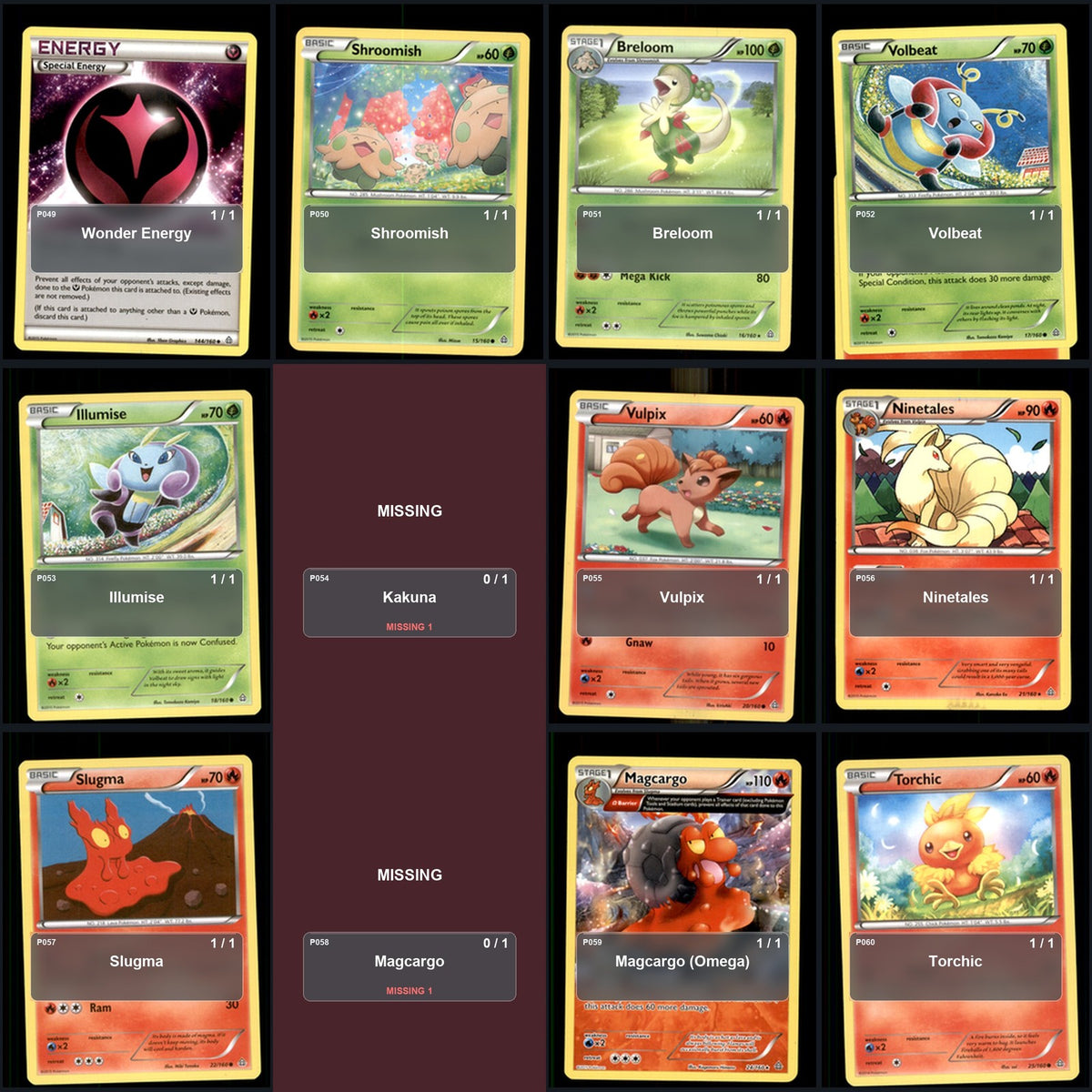Pokemon TCG XY - Primal Clash C/UC/R Standard Set 92 Cards