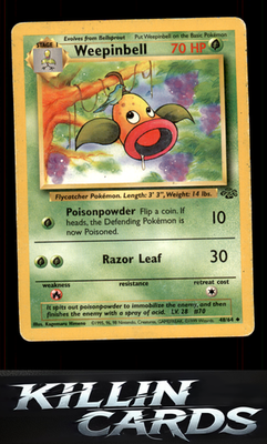 Weepinbell 48/64 Pokemon Uncommon Jungle Card NM