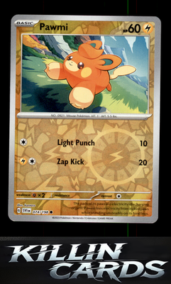 Reverse Holofoil Pawmi - 074/198 074/198 Pokemon Common SV01: Scarlet & Violet B