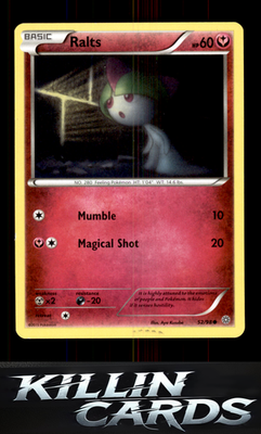 Ralts 52/98 Pokemon Common XY - Ancient Origins Card LP