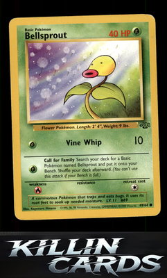 Bellsprout 49/64 Pokemon Common Jungle Card LP