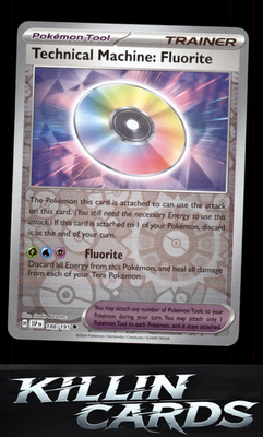 Reverse Holofoil Technical Machine: Fluorite 188/191 Pokemon Uncommon SV08: Surg