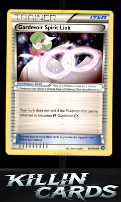 Gardevoir Spirit Link 101/114 Pokemon Uncommon XY - Steam Siege Card LP