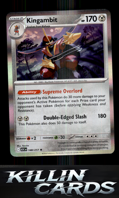 Kingambit 148/217 Pokemon Rare ME: Ascended Heroes Card NM