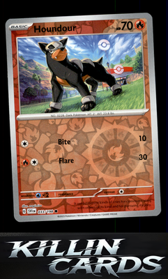 Reverse Holofoil Houndour - 033/198 033/198 Pokemon Common SV01: Scarlet & Viole